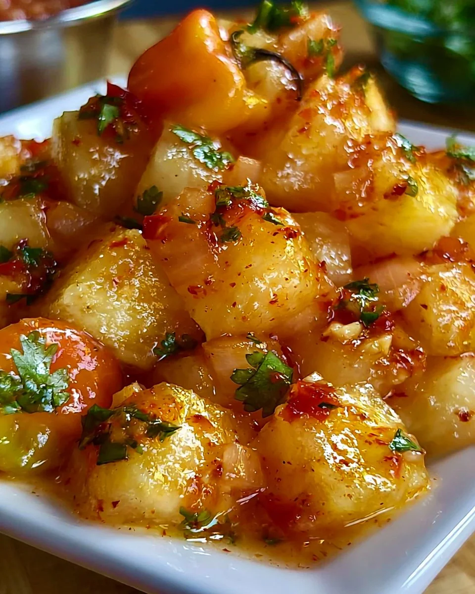 Ananas-Habanero-Scharfe Soße