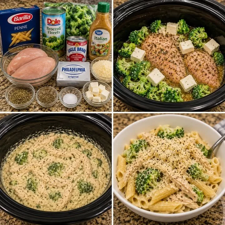 Cremige italienische Hähnchen-Pasta