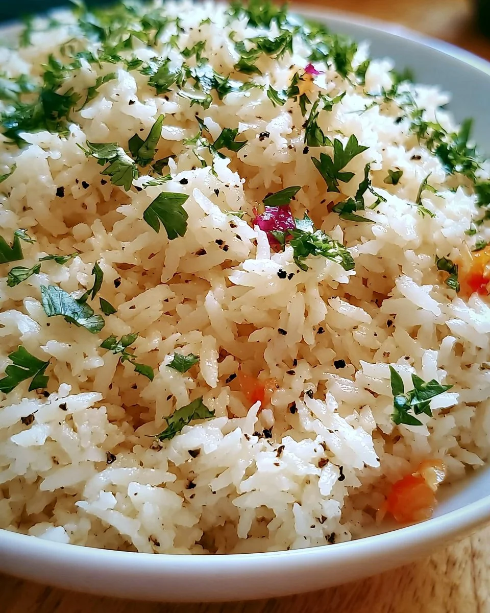 Kokosnuss-Pfeffer-Reis