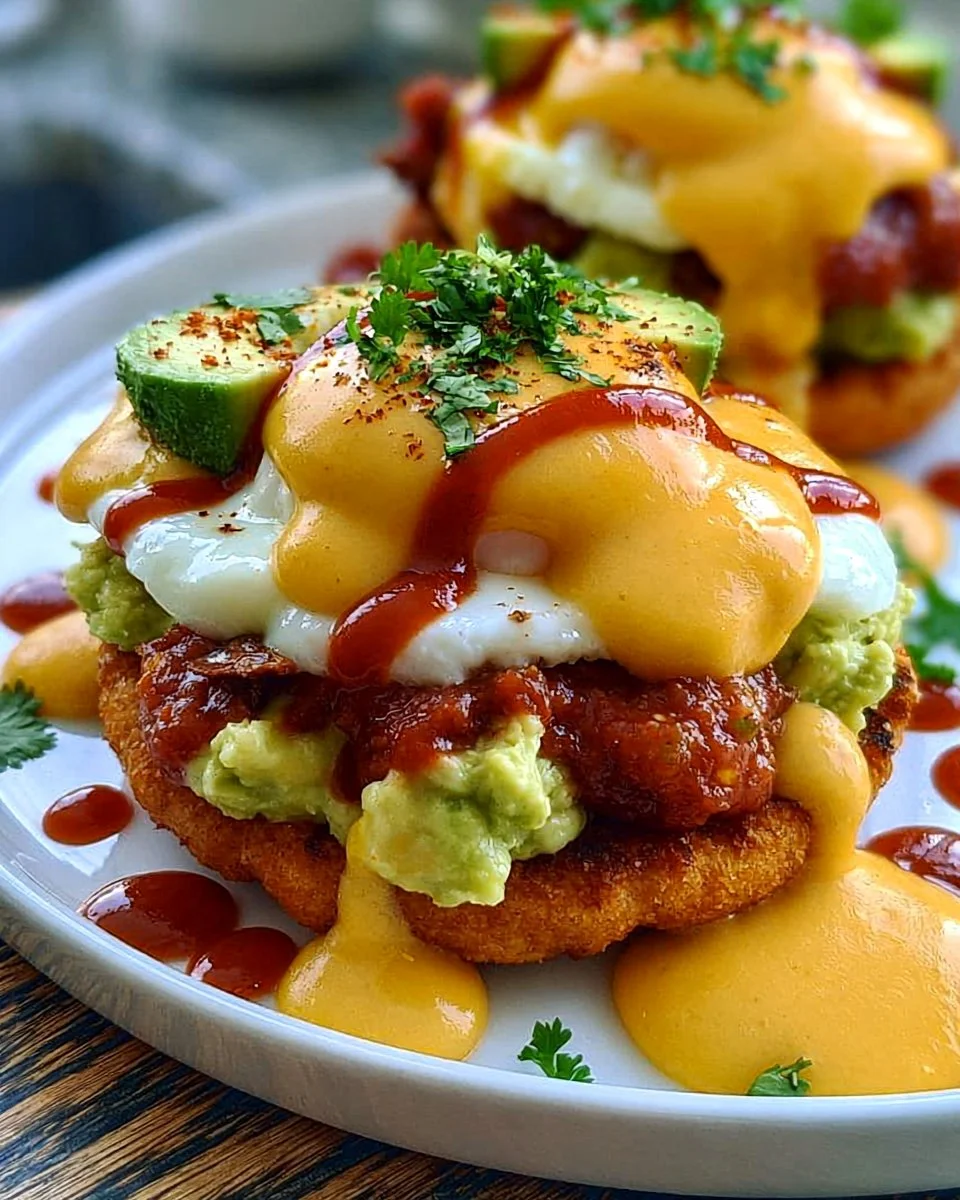 Mexikanische Eggs Benedict