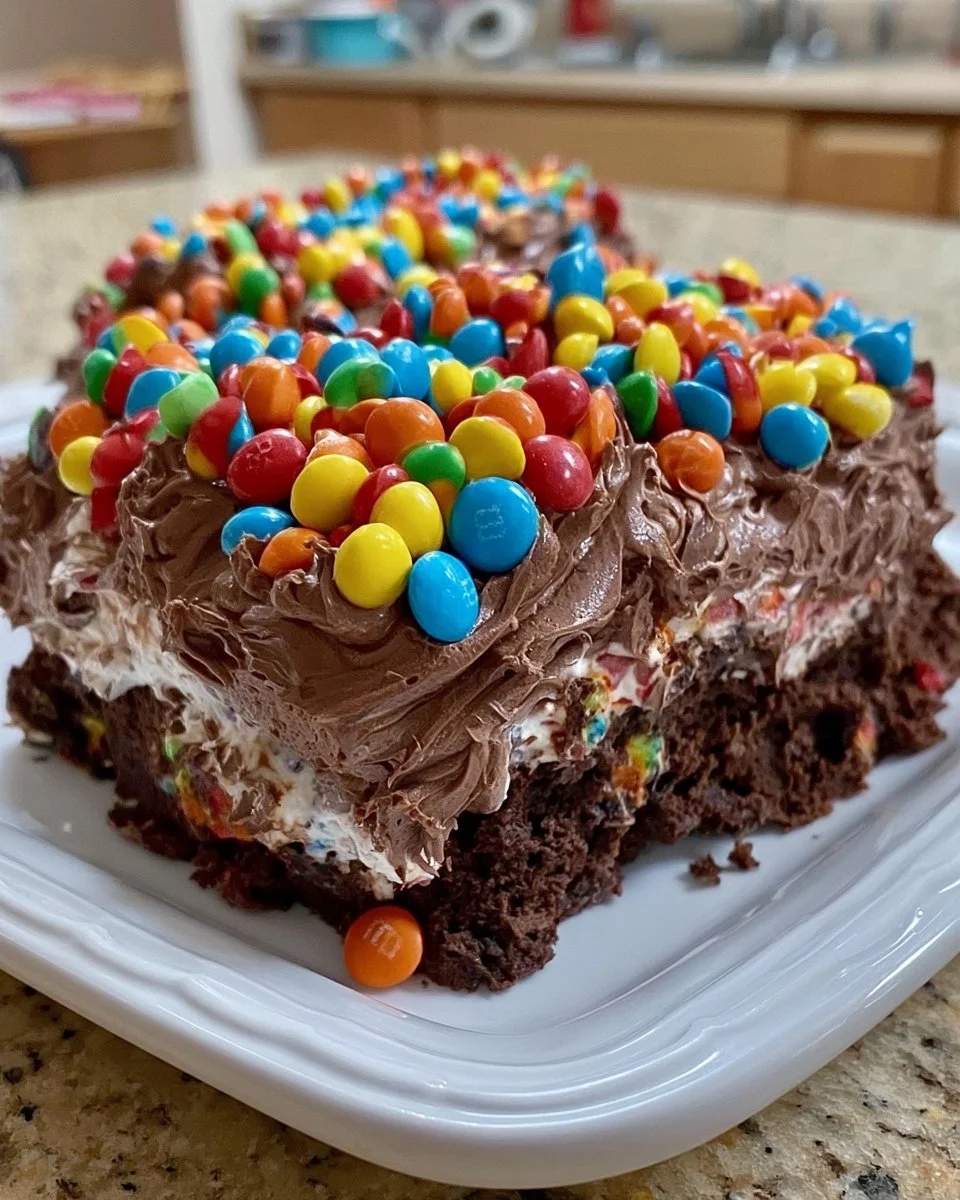 M&M’s Brownie-Teig-Fluff
