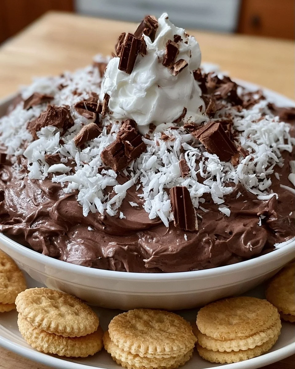 Mounds Brownie-Teig-Dip