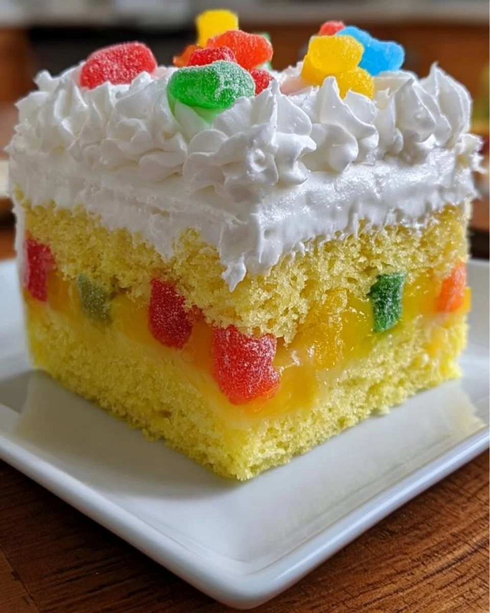Sour Patch Kids Limonade-Poke-Kuchen