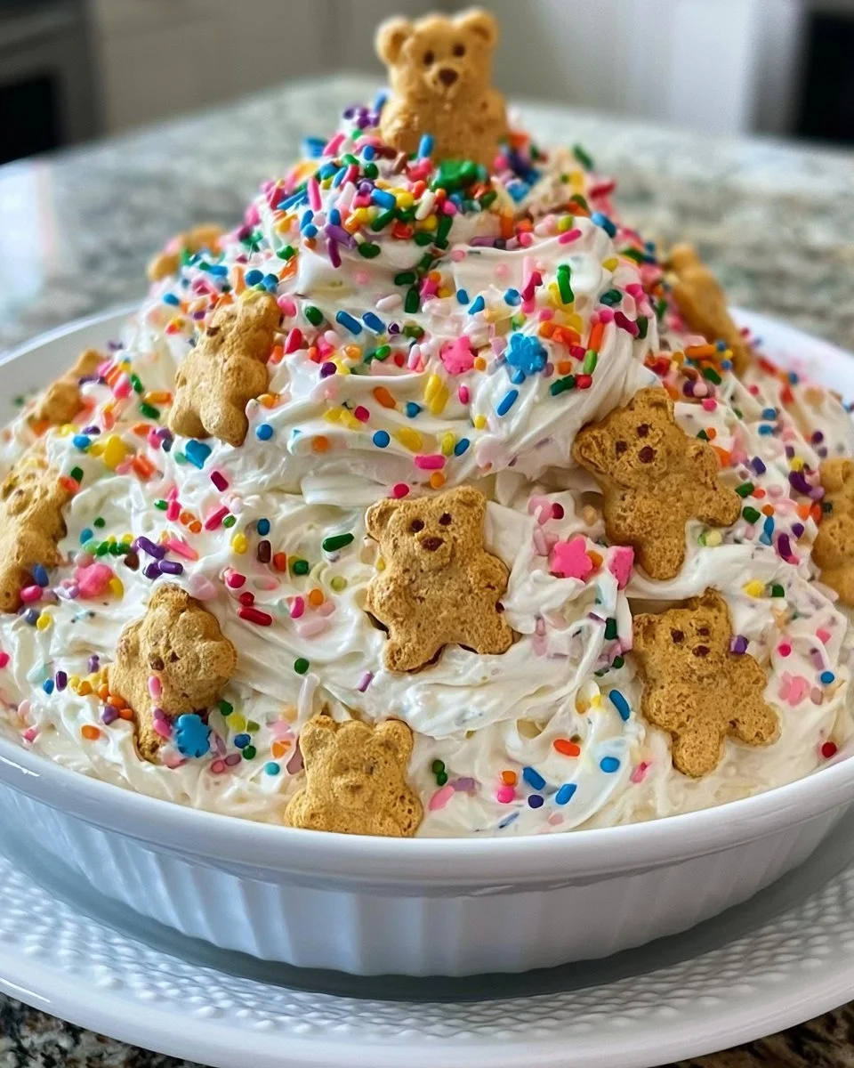 Teddy Grahams Funfetti Fluff