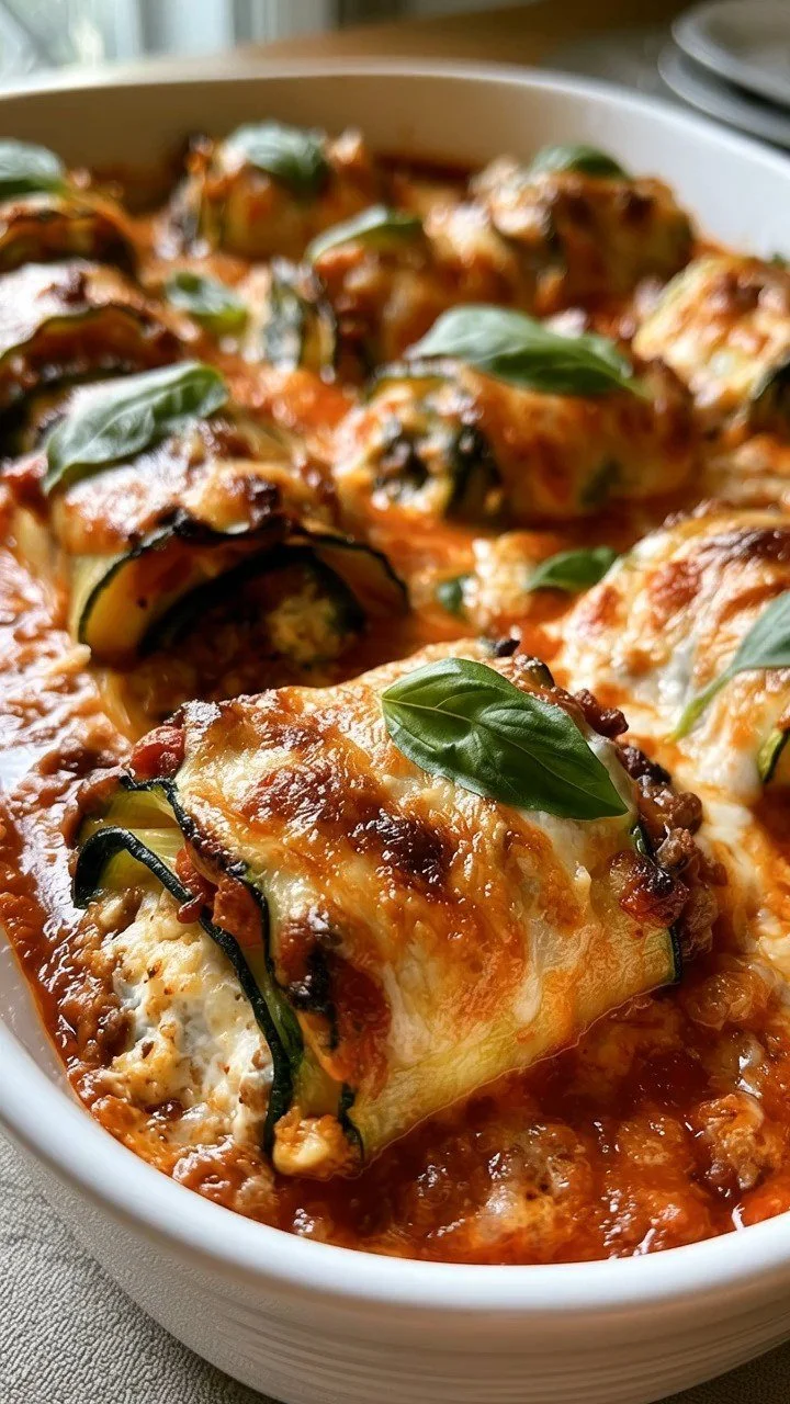 Zucchini-Lasagne-Roll-Ups